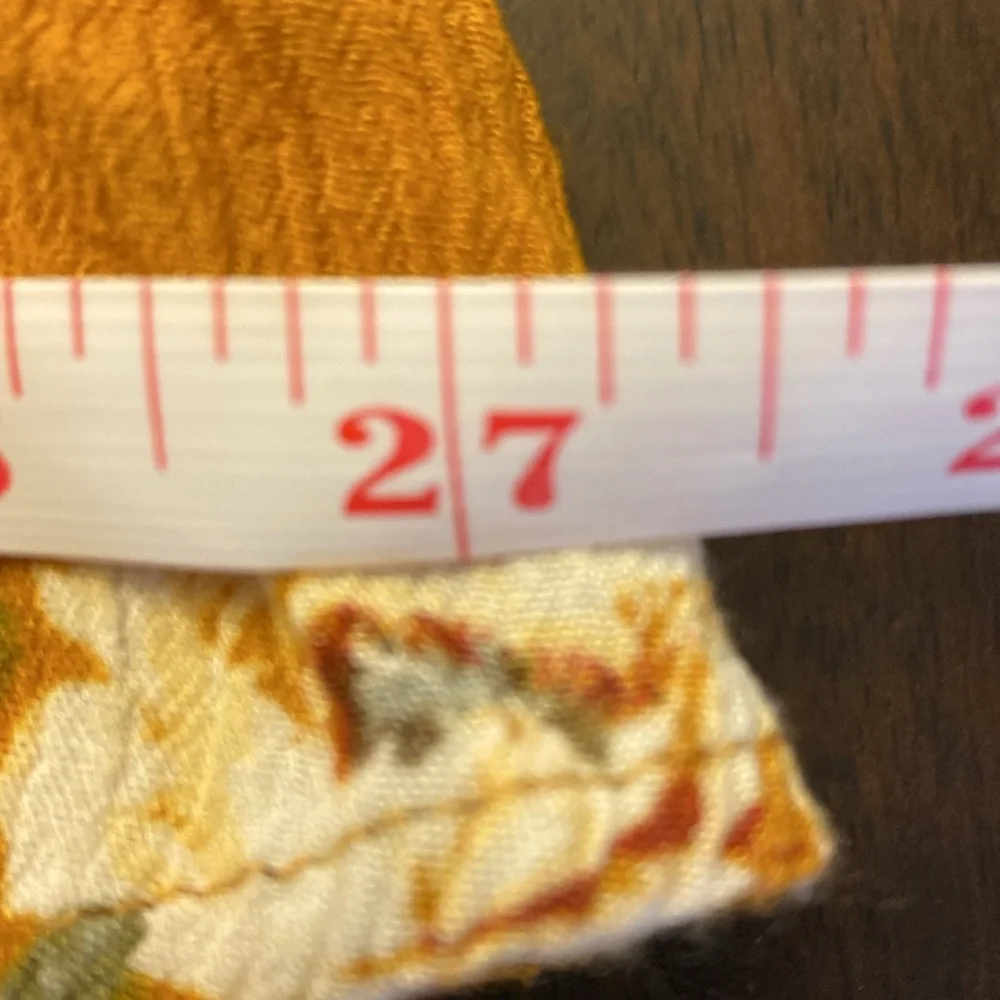 Mittoshop Mustard Floral Bohemian Tunic - Size Large - Picture 10 of 16